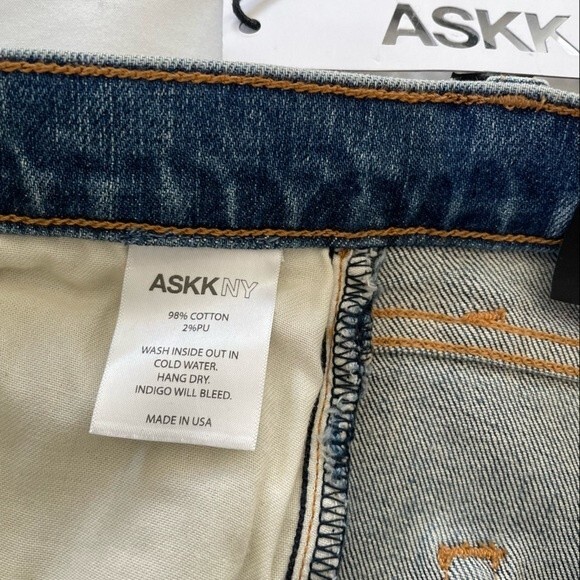 NWT Askk NY‎ High Rise Skinny Jeans Size 26 - Picture 6 of 6